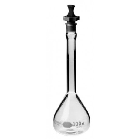 MATRAZ VOLUMETRICO TAPON DE TEFLON 100ML